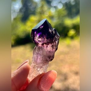 Juicy Brandberg Amethyst Quartz Scepter